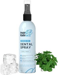 Premium Pet Dental Spray (Large - 8oz): Eliminate Bad Dog Breath & Bad Cat Breath! Fights Plaque, Tartar & Gum Disease Without Brushing! Add to Water! Digestive Aid!