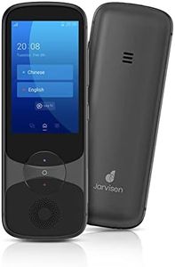 Language Translator Device with Unlimited 2-Year Global Data, No WiFi Offline Needed, Jarvisen 60 Languages Real-Time Two-Way Voice Translation for Learning Shopping and Business Travel (Grey)