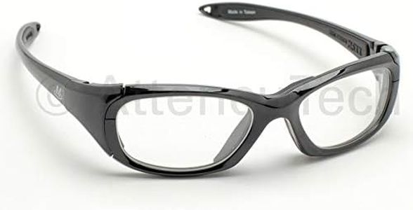 ATTENUTECH Lead Glasses, X-Ray Radiation Eye Protection, .75mm Pb, Lightweight MicroLite MX30, Soft Nose Pad