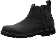 Skechers Men's Blaine Orsen Ankle Boot, Black/Black, 10 M US