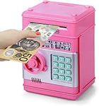 Piggy Bank Cash Coin Can ATM Bank E