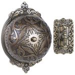 A29 Decorative Mechanical Doorbell - Old Fashioned Twist Door Bell with Manual Hand Turn Chime - Vintage Solid Brass Doorbell in Antique Brass Finish - Non-Electric, Wireless Victorian Doorbell