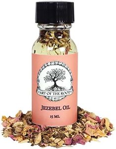 Jezebel Oil by Art of the Root | Handmade with Herbs & Essential Oils | Conjure, Wiccan, Pagan, & Magick | Attraction, Love, Wealthy Men, Business Success