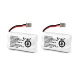 Kruta BT-1007 2.4V 600mah Cordless Phone Battery Compatible with Uniden BT1007 BT904 BT-904 BT1015 BT-1015 BBTY0651101 BBTY0460001 BBTY0510001 BBTY0624001 BBTY0700001 Panasonic HHR-P506 HHR-P506A (2 pack BT-1007)