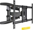 Invision Ultra Strong TV Wall Bracket Mount Double Arm Tilt & Swivel for 37-75 Inch (94-190.5cm) LED LCD OLED Plasma & Curved Screens - Up to VESA 600mm(w) x 400mm(h) - Max Load 50kg (HDTV-DXL)