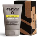 LifeJacket Daily Repair Moisturiser (100ml) Overnight Hydration Face Cream, Anti-Ageing, Anti Wrinkle, Light, Non-greasy, Cruelty free, Clinically Approved for Sensitive and Dry Skin