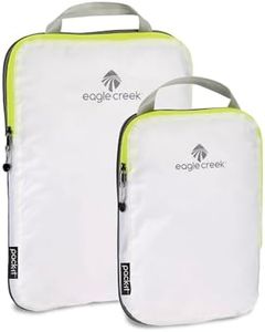 Eagle Creek Travel Gear Luggage Pack-it Specter Compression Cube Set, White/Strobe