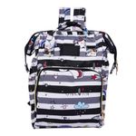 FairyAura BABY DIAPER BAG| GIFTS FOR EXPECTANT MOTHER| MULTIFUNCTIONAL WATERPROOF BAG | SPACIOUS & STYLISH DESIGN | GIFT FOR NEW MOM |Baby Bags for 0 to 2 years (Black)