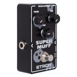 STRICH Distortion Guitar Pedal, Morpher Distortion, Super Muff Analog, Tight, Classic Crunch 80s Metal for Electric Guitar, True Bypass,Black