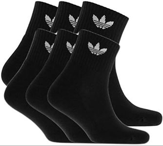 Adidas Originals Men's Socks 6 Pair Quarter Crew Socks, No Color, Size No Size
