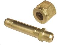 CGA-540 Nut & 3" Nipple, Regulator Inlet Bottle/Cylinder Fittings (Oxygen)