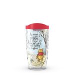 Tervis Plastic Made in USA Double Walled Disney - Winnie The Pooh Adventure Insulated Tumbler Cup Keeps Drinks Cold & Hot, 10oz Wavy, Lidded