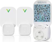 VEYOFLY Fly Trap Indoor, Fruit Flies Traps for Indoors (2 Device + 6 Refills) Gnat Trap for House Indoor, Fly Catcher, Plug in Light Flying Insect, Bug Light Killer