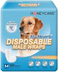 All-Absorb A25 Male Dog Wrap, 50 Co