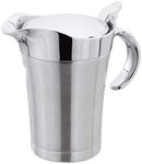 ZONADA 750ml Gravy Boat Stainless Steel Body – Double Insulated Jug Ideal for Gravy, Custard & Cream