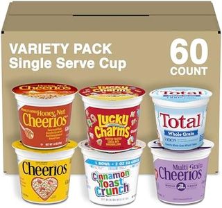 General Mills Cereals Cup Assorted Adult Variety Pack (Pack of 60)