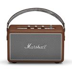 Marshall Kilburn III Portable Bluetooth Speaker with 50+ Hours of Portable Playtime, (360° Sound), Dust & Water-Resistant (IP54) – Brown.