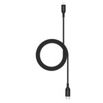 ZAGG mophie Essentials Lightning to USB-C Fast Charger and Data Transfer Cable, PVC, Long-Lasting, Heavy-Duty, 60W, 1m, Black