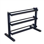 Body Solid GDR363 3-Tier Horizontal Dumbbell Rack