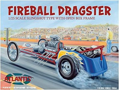 Atlantis Plastic Model Kit -Fireball Slingshot Dragster -M6710