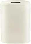 GarveeHome Sensorcan 13 Gallon Trash Can, Automatic Trashcan for Home Office Bedroom Living Room Garage Large Capacity Slim Space-Saving Trash Bin, Without Inner Bucket, Cream White
