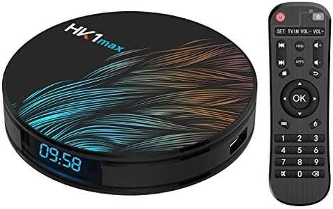 Android Box 11.0 HK1 MAX 4GB/64GB RK3318 Quad-Core 64bit 2.4Ghz/5.0 Ghz WiFi BT 4.0 4K VP9 3D Smart TV Box