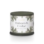 ILLUME Demi Vanity Tin Candle, Balsam & Cedar, Signature 3 oz.