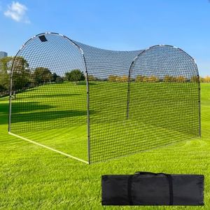 Sharellon Baseball Batting Cage - Portable Heavy-Duty Batting Cage Net for Baseball Softball Pitching Practice - 13×10×8FT Fit Kids Adults & Indoor Outdoor Training
