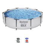 Bestway Steel Pro Frame Swimming Pool with Pump - 10 feet x 30 inch