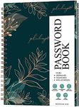 PLANBERRY Password Book – Internet Address Organizer with Alphabetical Tabs – Alphabetized Website & Computer Password Keeper – 5.7x7.5″, Softcover (Green Pastures)