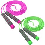 Jump Rope For Kids,Jump Rope Kids,Adjustable Soft Skipping Rope,Toddler Jump Rope With Skin-Friendly Foam Handles For Kids, Boys,Girls,Women, Men,Exercise Activity,Outdoor Fitness