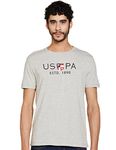 U.S. POLO ASSN. Men's Slim Fit T-Shirts & Polos Grey M