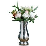 SANQIAHOME Stainless Steel Tabletop Vases 8X20cm Silver