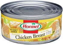 Hormel Premium No Salt Added Canned Chunk Chicken Breast in Water, 5 Ounce (Pack of 12)