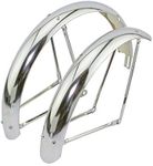 Alta Bicycle 20" Classic Adjustable Fender Set in Chrome