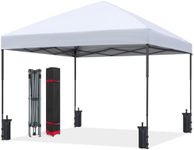 ABCCANOPY Outdoor Easy Pop up Canopy Tent (6x6, White)