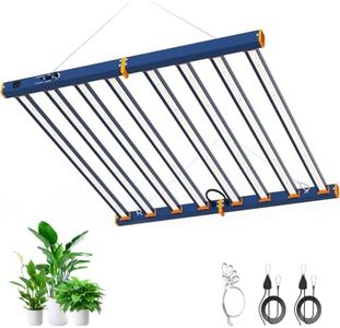 1000W LED Grow Light Full Spectrum Dimmable for Indoor Plants | High PPFD for Seed Starting, Veg and Bloom. Daisy-chain Dimmable Pro Lamp, Retractable Hanger, Fits 6x6 Grow Tents