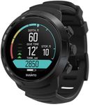 Suunto D5 All Black Dive Computerwith Color Screen and Exchangeable Straps