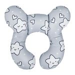 Baby Car Seat Travel Neck Pillow Infant Head Neck Support Cushion Newborn Cute Cartoon Car Sleeping Pillow Neck Rest Pillow Soft U-shaped Head Neck Protector Pillow for Pushchair Stroller Car Seat