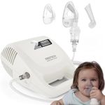 MEDTECH® Super Nebulizer Machine for Adults and Kids | Ultra-Compact Nebulizer with Adult & Child Masks and Mouthpiece | Low-Noise Nebulizer for Home | 2-Year Warranty