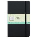 Moleskine Art Music Notebook, Hard Cover, Large (5" x 8.25") Pentagram, Black, 192 Pages