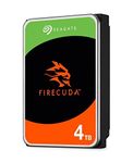 Seagate FireCuda HDD 4TB Internal Hard Drive HDD - 3.5 Inch CMR SATA 6Gb/s 7200RPM 256MB Cache 300TB/year with Rescue Services (ST4000DXZ05)