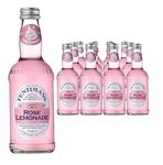 Fentimans Rose Lemonade - Botanically Brewed Lemonade made with Lemon Juice - Exquisitely Crafted & Refreshing Soft Drinks - Gluten-Free and Vegan Friendly Soft Drinks - 12 x 275ml Bottles