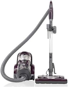 Kenmore Friendly Lightweight Bagless Compact Canister Vacuum with Pet Powermate, HEPA, Extended Telescoping Wand, Retractable Cord and 2 Cleaning Tools, Eggplant