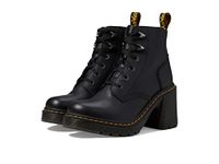 Dr. Martens Women's Jesy 6 Tie Boot Fashion, Black Sendal, 6 US