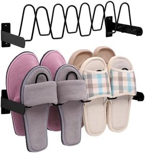 BELLE VOUS 2 Porta Scarpe e Ciabatte - Organizer Salvaspazio per Armadio - Mini Scarpiera Appesa - da Ingresso Salotto Bagno Casa - da Appendere alla Porta o al Muro