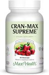 Maxi-Health CranMax Supreme Cranberry Supplement Capsules - Urinary Tract and Immune Support - 60 Count - 1 Month Supply
