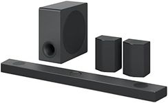 LG Sound Bar with Surround Speakers S95QR - 9.1.5 Channel, 810 Watts Output, Home Theater Audio with Dolby Atmos, DTS:X, IMAX Enhanced, AI Room Calibration PRO (S95QR.DCANLLK).