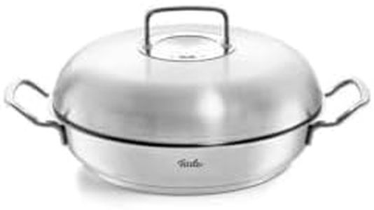 Fissler Original-Profi Collection Serving Pan with Highdome Lid, 28cm/3.0L, Silver (084-388-28-000/0)