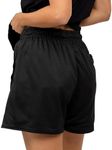 FREE THE SHEEP Zephyr Athletic Shorts | Our Super Soft Premium Gym Shorts for Men & Women | Breathable Sport Shorts for Training, Gym Wear & Everyday Athletic Comfort Black/Navy